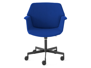 UNO - Swivel fabric office chair with 5-Spoke base by Lapalma