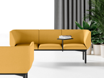 DIVO - Sectional fabric leisure sofa by Las Mobili