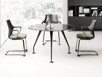 ENOSI EVO - Round meeting table by Las Mobili
