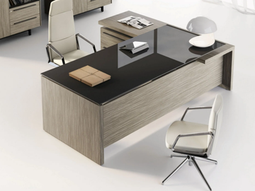 EOS - Executive desk with drawers by Las Mobili