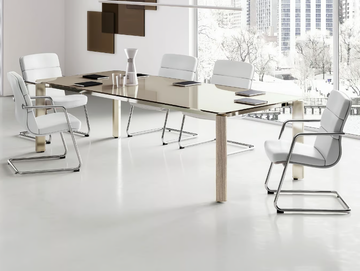 IULIO - Rectangular meeting table by Las Mobili