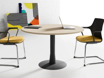 OXI - Round meeting table by Las Mobili