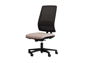 STAR - Height-adjustable fabric office chair with 5-Spoke base by Las Mobili