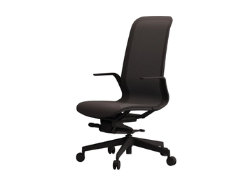 TRAMA - Height-adjustable mesh office chair with armrests by Las Mobili