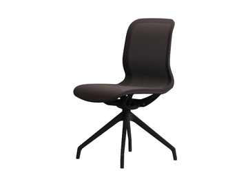 TRAMA - Swivel trestle-based mesh office chair by Las Mobili