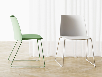 VEDETTE - Sled base chair by Las Mobili