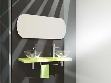 FLUX_US 18 - Double washbasin countertop by LASA IDEA