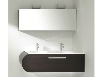 FLUX_US 5 - Corner double vanity unit with drawers by LASA IDEA