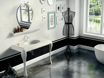 GAUDI AIR 04 - Single console sink by LASA IDEA
