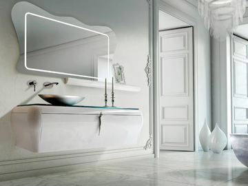 GAUDÌ ELEGANT 09 - Wall-mounted vanity unit by LASA IDEA