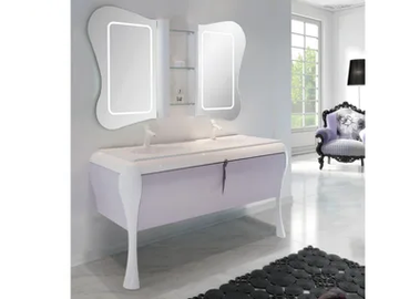 GAUDÌ ELEGANT 11 - Double console sink with drawers by LASA IDEA