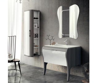 GAUDÌ PLANE 07 - Console sink with drawers by LASA IDEA