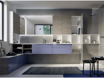 MAKE B 09 - Bathroom cabinet / vanity unit by LASA IDEA