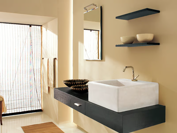 MARIPOSA 11 - Wenge washbasin countertop by LASA IDEA