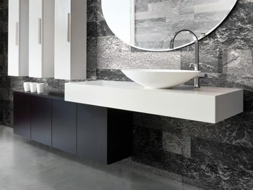 MARIPOSA 40 - Single wall-mounted vanity unit with drawers by LASA IDEA