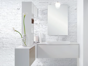 METROPOLIS 02 - Single vanity unit with drawers by LASA IDEA