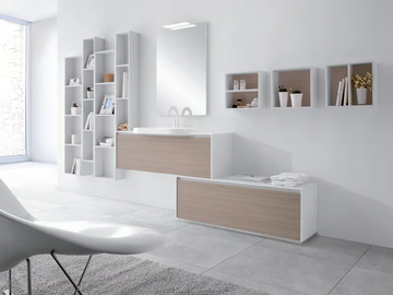 METROPOLIS 15 - Vanity unit with drawers by LASA IDEA