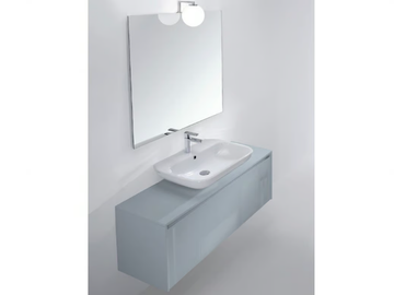 METROPOLIS 22 - Wall-mounted vanity unit with drawers by LASA IDEA