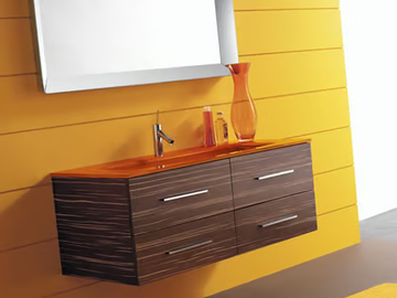 THAIS 10 - Wall-mounted vanity unit with drawers by LASA IDEA