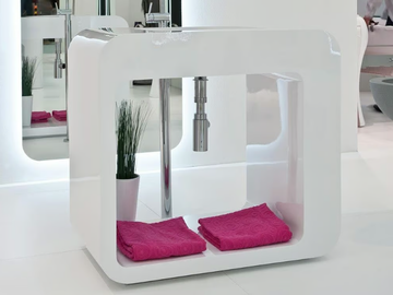UNOPUNTOZERO - Freestanding washbasin by LASA IDEA
