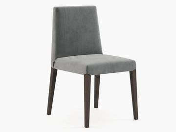 BALI - Upholstered wooden chair by Laskasas