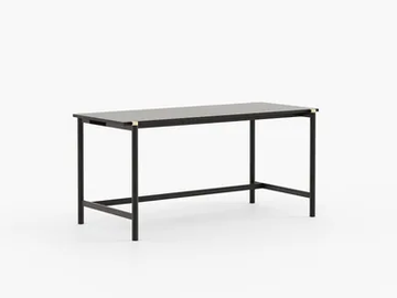BELGRADO - Rectangular wooden writing desk with drawers by Laskasas