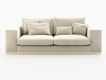 CHARLIE - 2 seater fabric sofa by Laskasas
