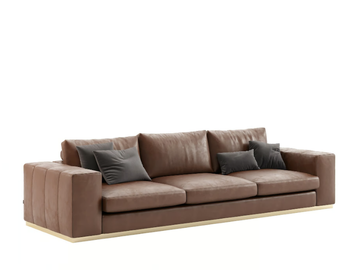 CHARLIE - 3 seater leather sofa by Laskasas