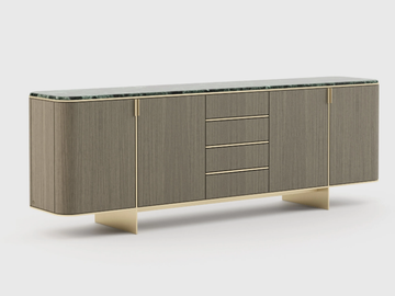 DEAN - Oak sideboard with doors by Laskasas