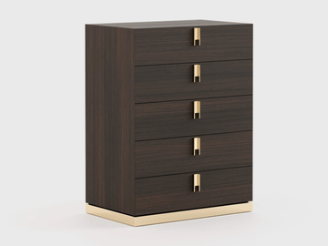 EMILY - Oak chest of drawers by Laskasas