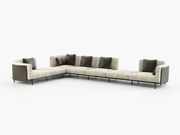 FOSTER - Sectional modular sofa by Laskasas