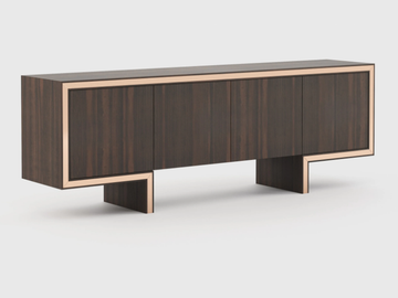 ISIS - Eucalyptus sideboard with doors by Laskasas