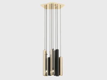 JAZZ - Stainless steel pendant lamp by Laskasas