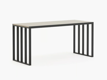 KAMPALA - Rectangular wooden writing desk by Laskasas