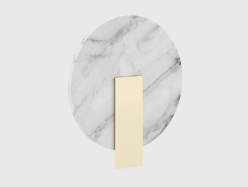 LORD - Carrara marble wall lamp by Laskasas