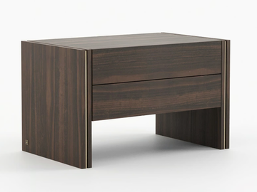 MUCALA - Rectangular wooden bedside table with drawers by Laskasas