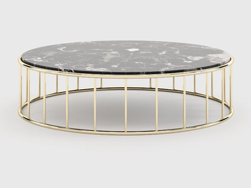 STILL - Low round marble coffee table by Laskasas