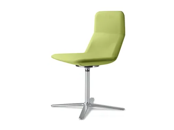 FLEXI LIGHT CHL MINUS-BR F25-N6 - With 4-spoke base swivel fabric chair by LD Seating