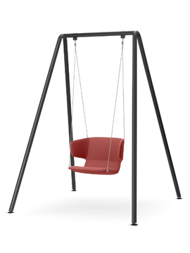 FLEXI SWING FL-SW-XL - Swing fabric armchair with armrests by LD Seating