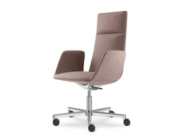 HARMONY MODERN 880 - Swivel fabric office chair with 5-Spoke base by LD Seating