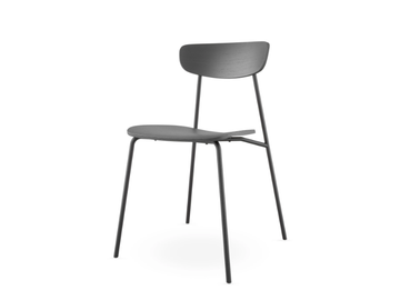 TRIVI TR-126W-N1TR2 - Steel and wood chair by LD Seating