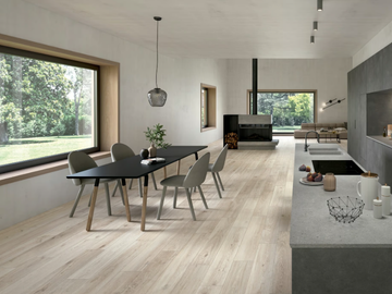 BIO ATTITUDE COTTON - Porcelain stoneware wall tiles / flooring with wood effect by LEA CERAMICHE