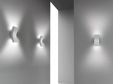 BEND - LED aluminium wall light by LedsC4