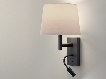 METRICA SHADE EXTEND - Aluminium reading lamp with swing arm by LedsC4