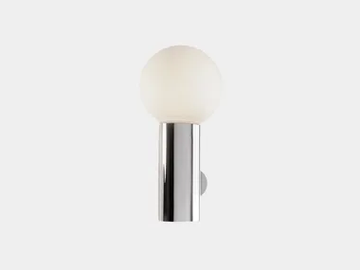 MIST - Glass and steel wall lamp by LedsC4
