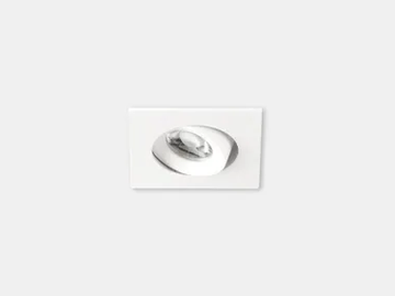 PLAY FLAT AG21 - LED adjustable square aluminium spotlight by LedsC4