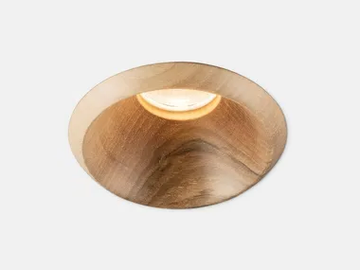 PLAY RAW AG59 - Recessed LED round wooden spotlight by LedsC4