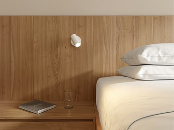 SIMPLY - LED wall-mounted adjustable metal spotlight by LedsC4
