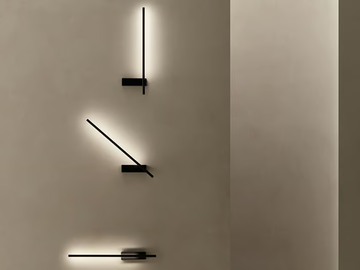 TUBS - Adjustable LED wall lamp by LedsC4