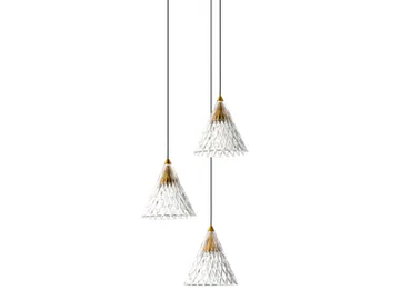 VENETO - 3 - LED PMMA pendant lamp by LedsC4